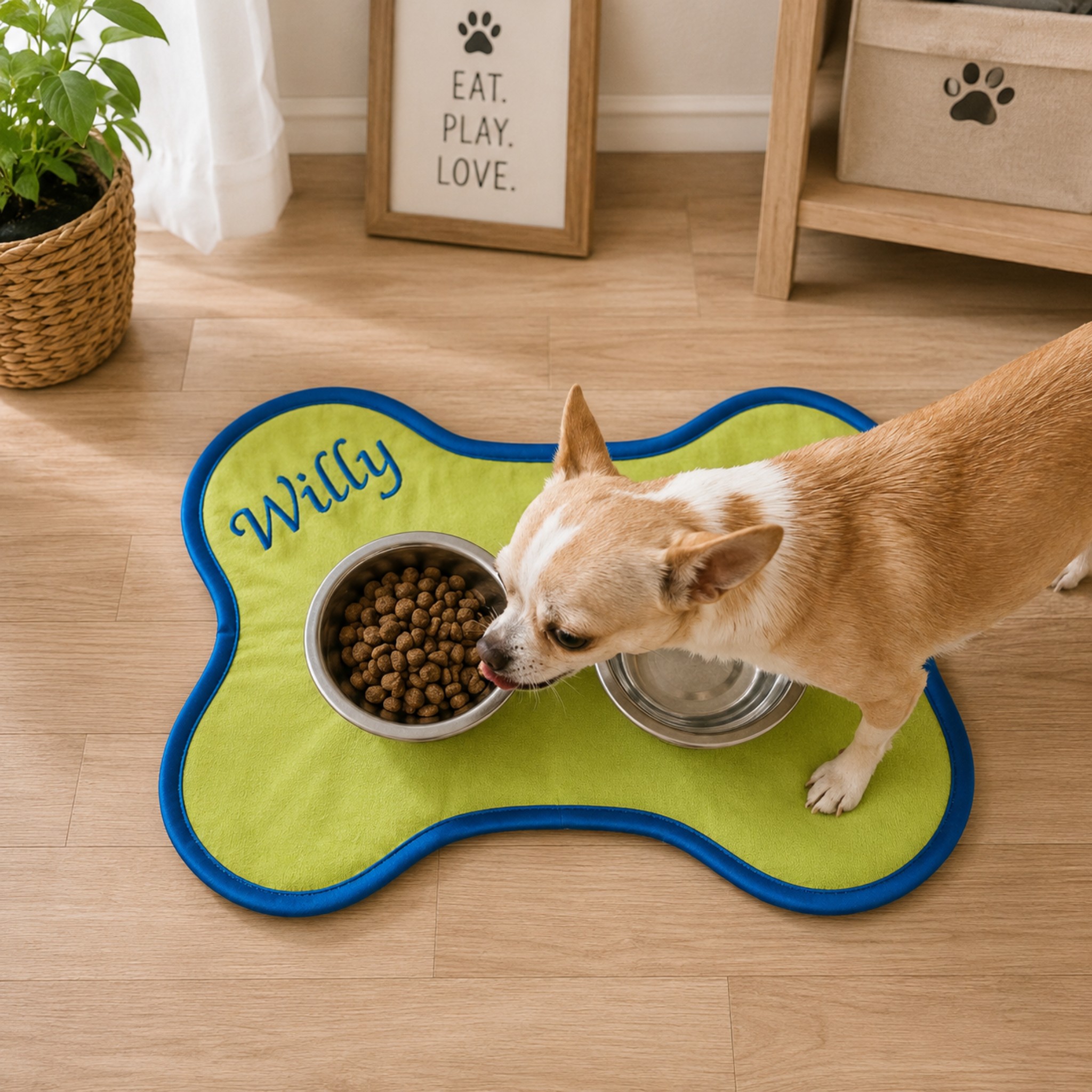 Tappeto Personalizzato Antiscivolo per Ciotole Animali